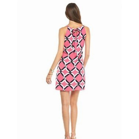 Crown & Ivy Tie Neck Halter Shift Dress - Picture 10 of 10